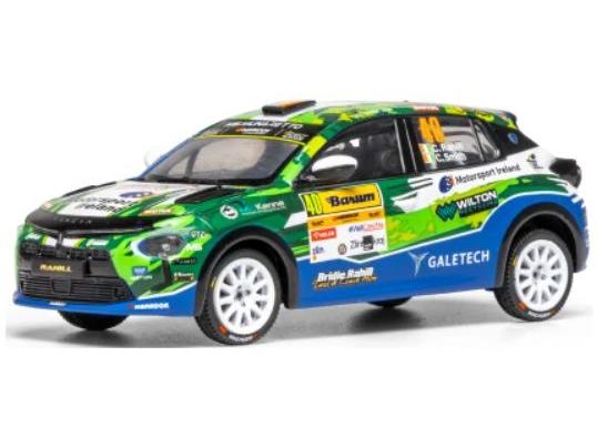 Lancia Ypsilon Rally4 HF Barum Rally 2025 #40 C.Rahill/C.Smith 1:43 Scale IXO Diecast Model Car-IXO-Diecast Model Centre