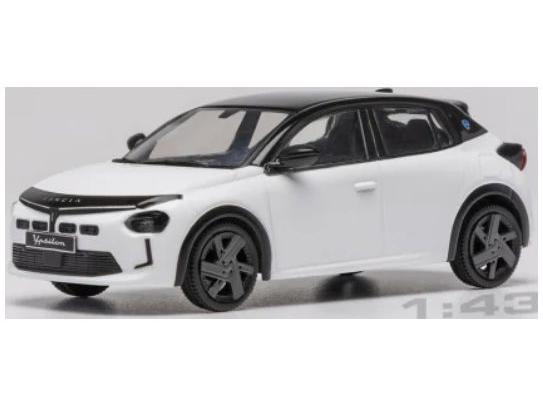 Lancia Ypsilon White/Black 2025 1:43 Scale IXO Diecast Model Car-IXO-Diecast Model Centre