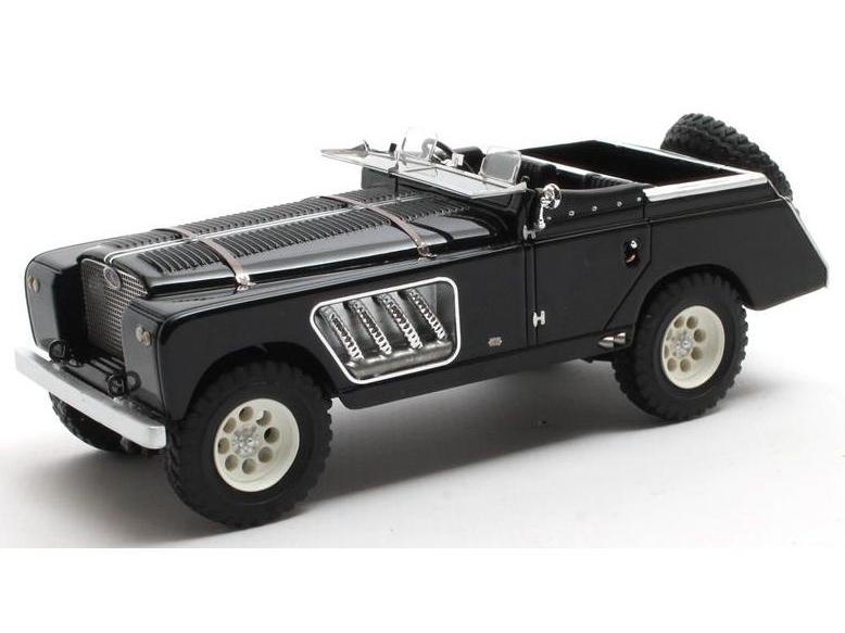 Land Rover 109 Bell Aurens Longnose Black Open 1:43 Scale Matrix Resin Model Car-Matrix-Diecast Model Centre