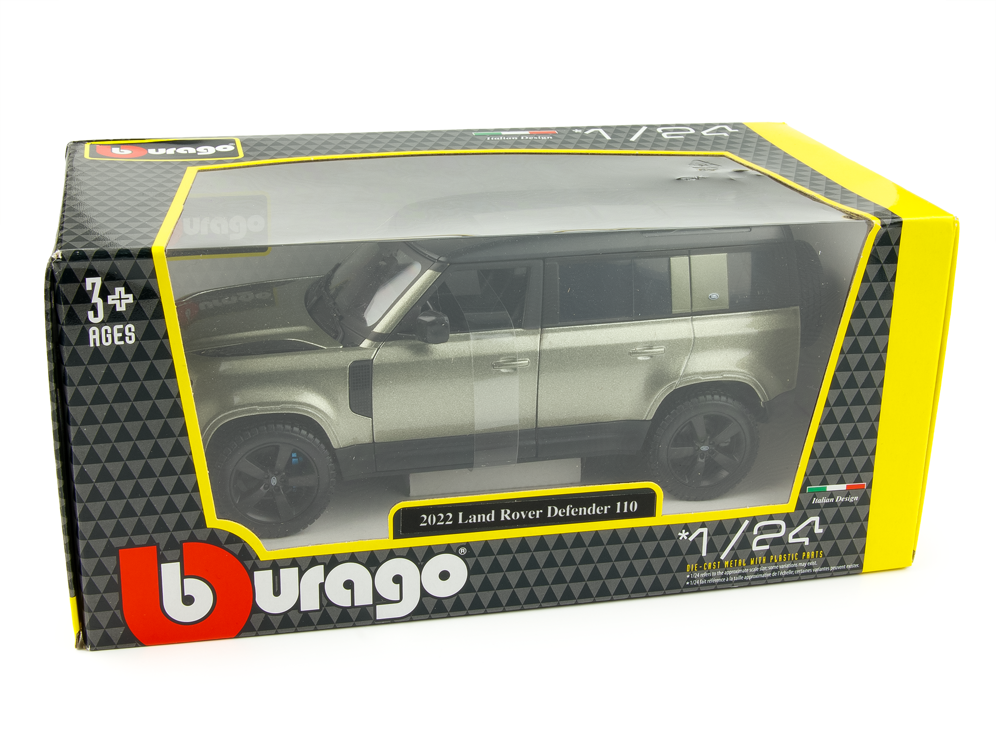 Land Rover Defender 110 Green 1:24 Scale Bburago Diecast Model