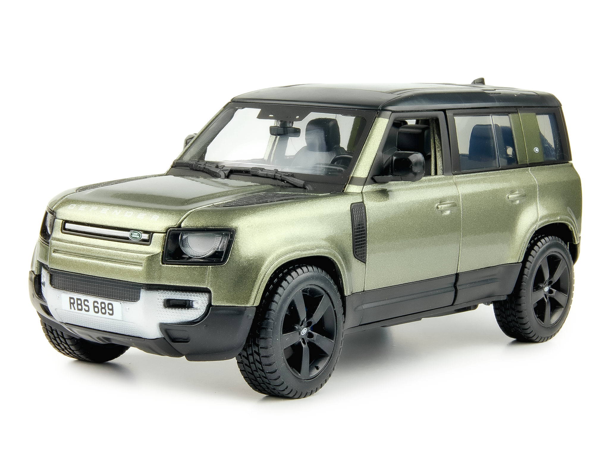 Land Rover Defender 110 Green 1:24 Scale Bburago Diecast Model