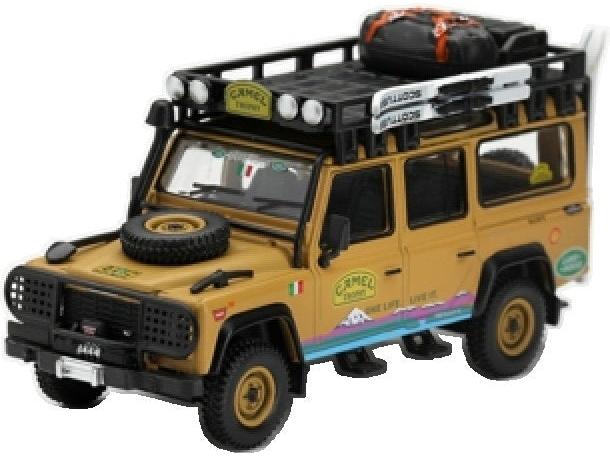 Land Rover Defender 110 (LHD) 1998 Camel Trophy Tierra Del Fuego CT.24 Italy 1:64 Scale Diecast Car – MINI GT-MINI GT-Diecast Model Centre