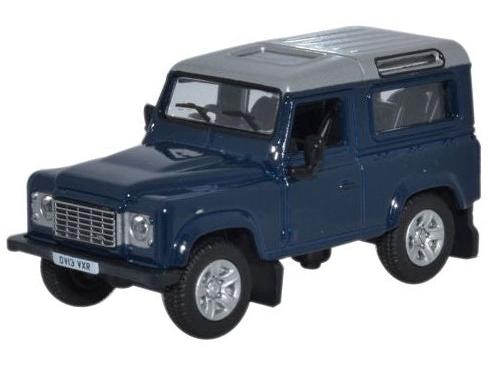 Land Rover Defender 2013 Tamar Blue 1:76 Scale Diecast Car – Oxford Diecast-Oxford Diecast-Diecast Model Centre
