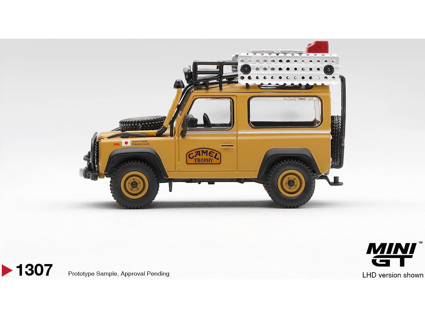 Land Rover Defender 90 1985 Camel Trophy Borneo Team Japan (LHD) Blister Packaging 1:64 Scale Diecast Model Car – MINI GT-MINI GT-Diecast Model Centre