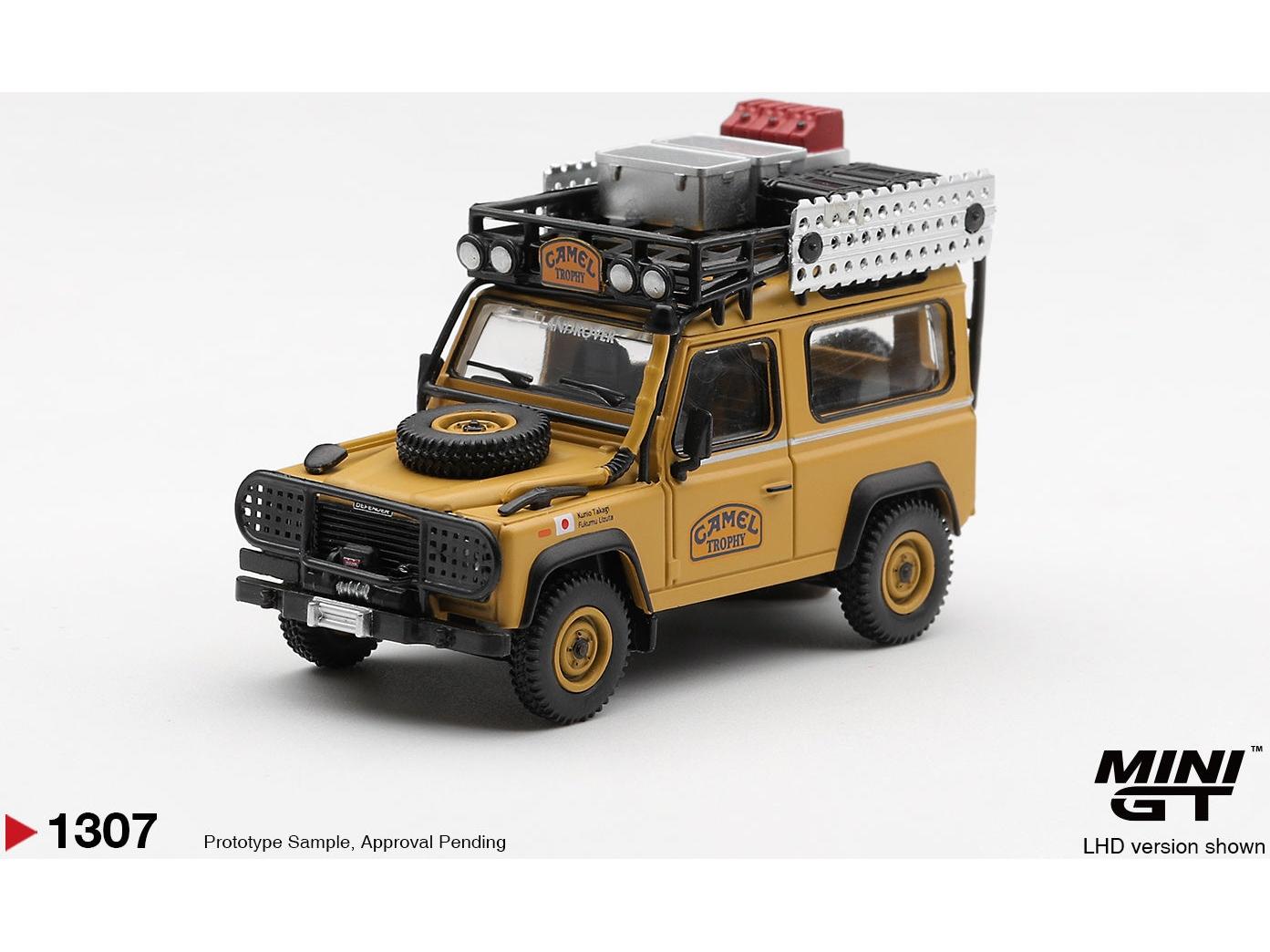 Land Rover Defender 90 1985 Camel Trophy Borneo Team Japan (LHD) Blister Packaging 1:64 Scale Diecast Model Car – MINI GT-MINI GT-Diecast Model Centre
