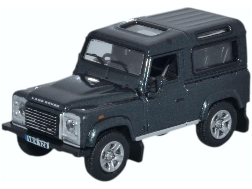 Land Rover Defender 90 SW Santorini Black 1:76 Scale Diecast Car – Oxford Diecast-Oxford Diecast-Diecast Model Centre