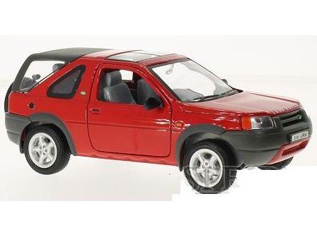 Land Rover Freelander 1998 (RHD) Red 1:24 Scale Welly Diecast Model-Welly-Diecast Model Centre