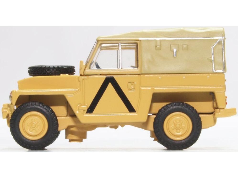 Land Rover Lightweight Gulf War 1:76 Scale Diecast Car – Oxford Diecast-Oxford Diecast-Diecast Model Centre