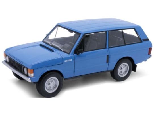 Land Rover Range Rover 1970 Blue 1:24 Scale Welly Diecast Model-Welly-Diecast Model Centre