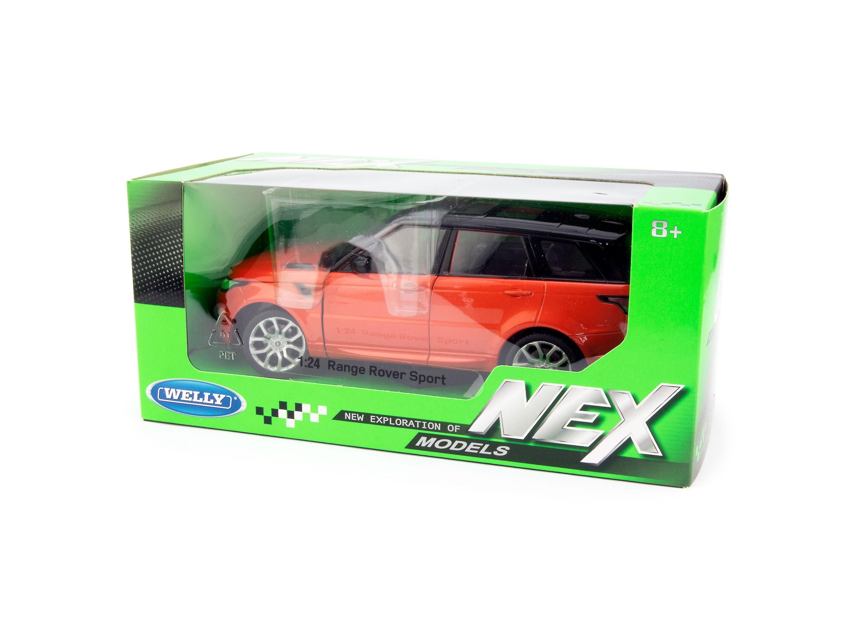 Land Rover Range Rover Sport Chili Red (Orange) 1:24 Scale Welly Diecast Model