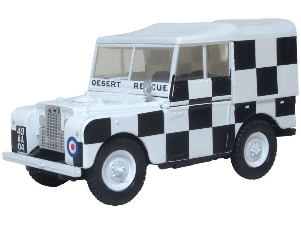 Land Rover Series 1 80 inch RAF Tripoli Desert Rescue 1:43 Scale Diecast Model Car – Oxford Diecast-Oxford Diecast-Diecast Model Centre