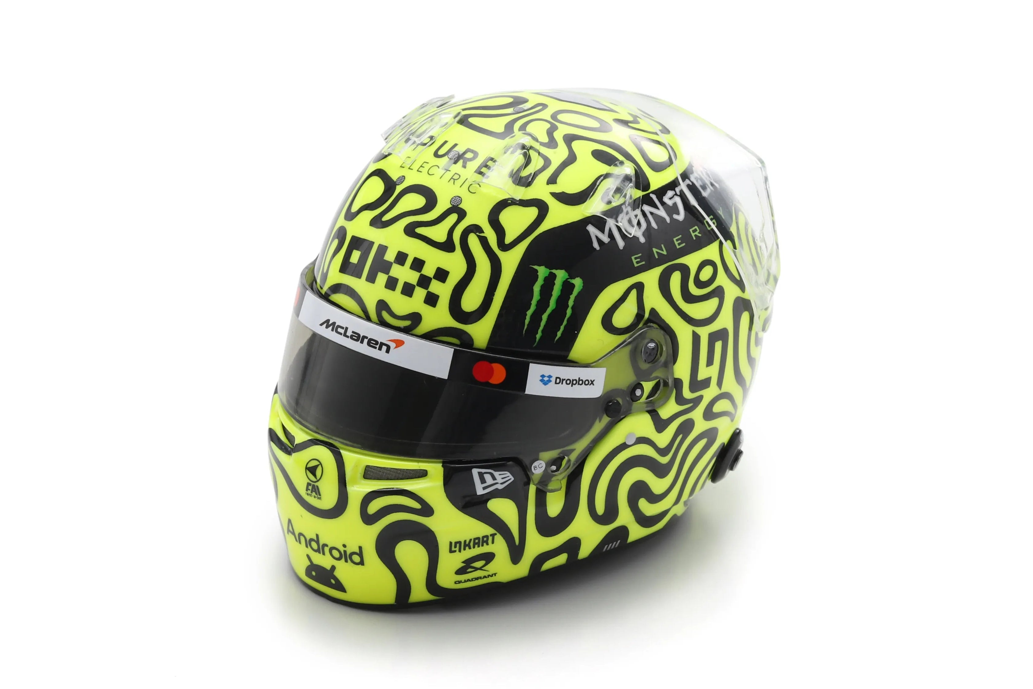 Lando Norris Replica Helmet F1 2025 1:5 Scale Spark Resin Replica-Spark-Diecast Model Centre
