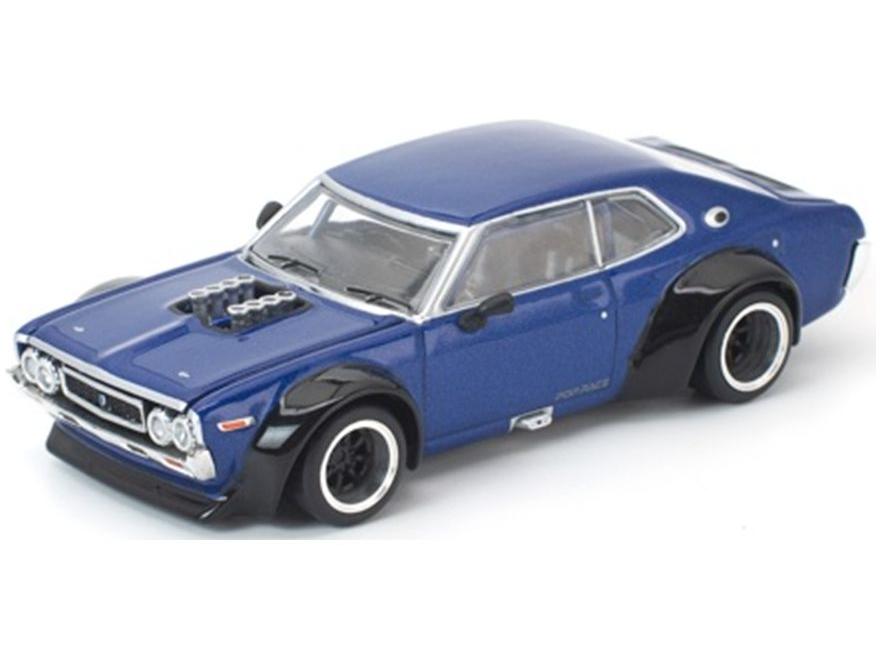 Laurel C 130 Blue 1:64 Scale Pop Race Diecast Model Car-Pop Race-Diecast Model Centre