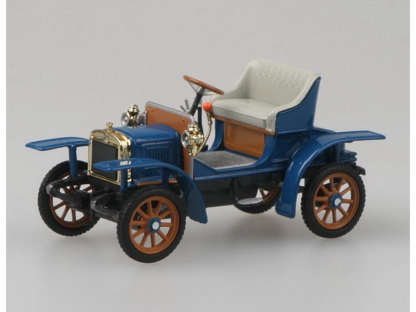 Laurin and Klement Voiturette 1905 Gentian Blue 1:43 Scale Abrex Diecast Model Car-Abrex-Diecast Model Centre