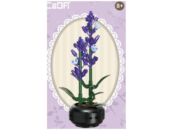 Lavender Building Block Planter Brick Builder (205 pcs) Cada Kit-Cada-Diecast Model Centre