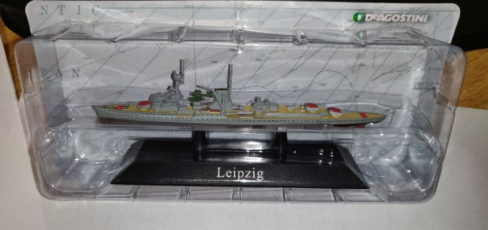 Leipzig Light Cruiser 1929 1:1250 Scale Unbranded Diecast Model-Unbranded-Diecast Model Centre