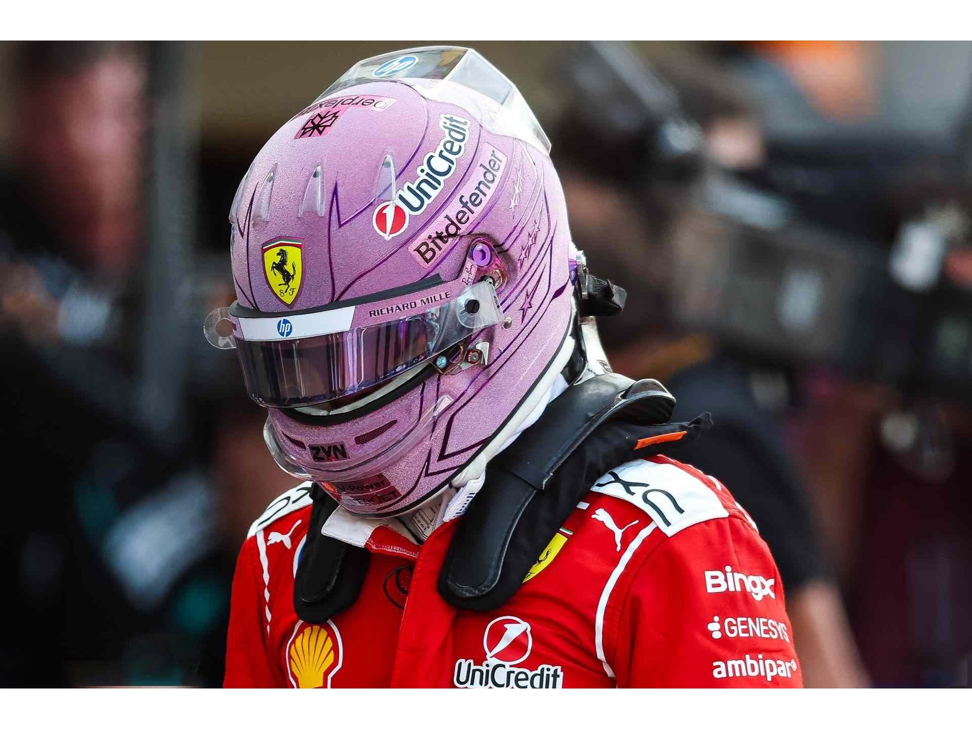 Lewis Hamilton F1 Monaco GP 2026 Helmet 1:5 Scale Resin Replica – Looksmart-Looksmart-Diecast Model Centre