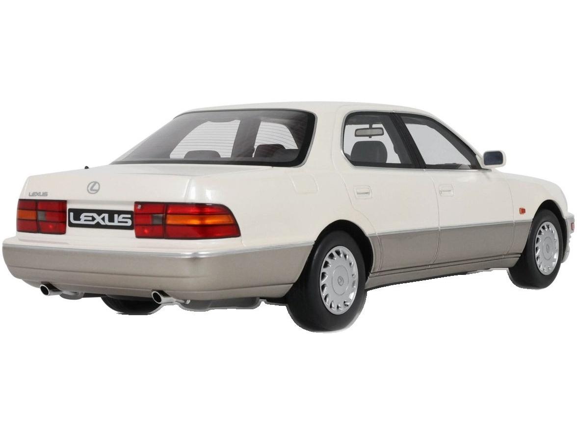 Lexus LS 400 Diamond White Pearl 051 1992 1:18 Scale Resin Car – OttOmobile-OttOmobile-Diecast Model Centre
