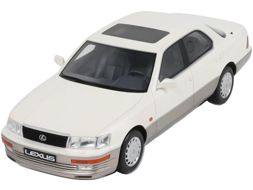 Lexus LS 400 Diamond White Pearl 051 1992 1:18 Scale Resin Car – OttOmobile-OttOmobile-Diecast Model Centre