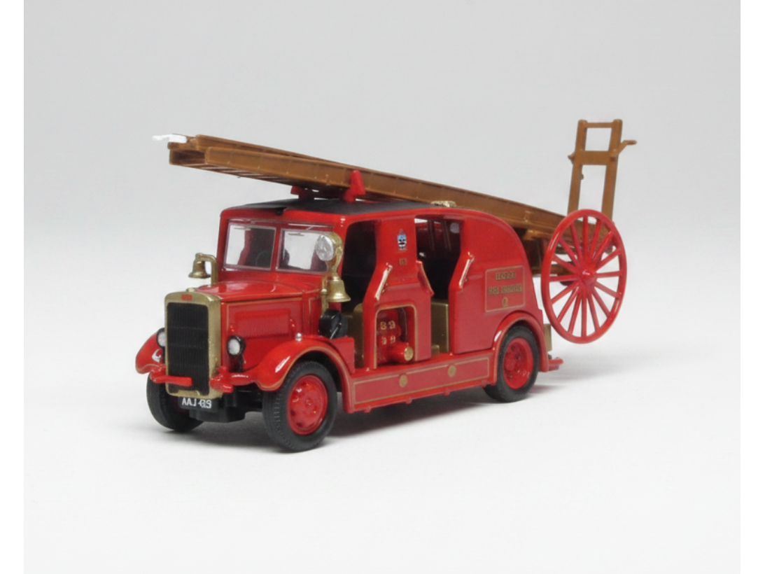 Leyland Cub FK7 Redcar Fire Brigade 1:76 Scale Diecast Model Fire Engine – Oxford Diecast