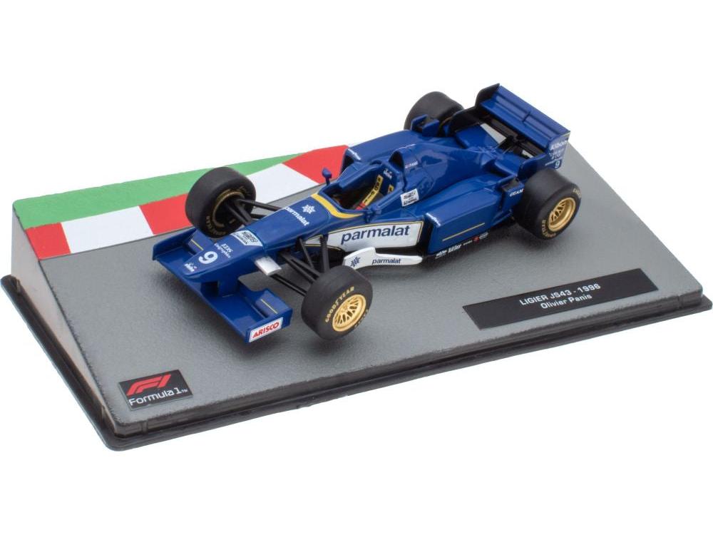 Miniature F1 Ligier JS43 Mugen – Olivier Panis #9 – Monaco GP 1996 – 1/43 Minichamps