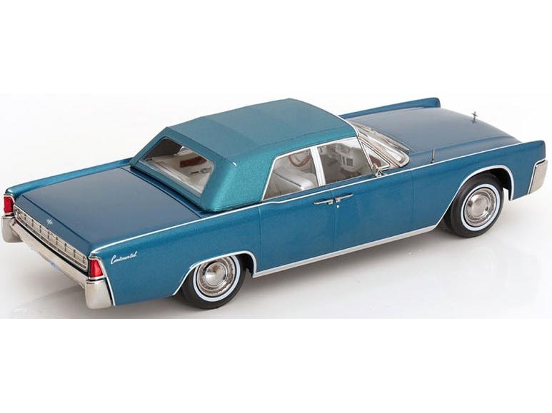 Lincoln Continental Convertible 1963 Turquoise Metallic 1:18 Scale Diecast Car – KK Scale-KK Scale-Diecast Model Centre