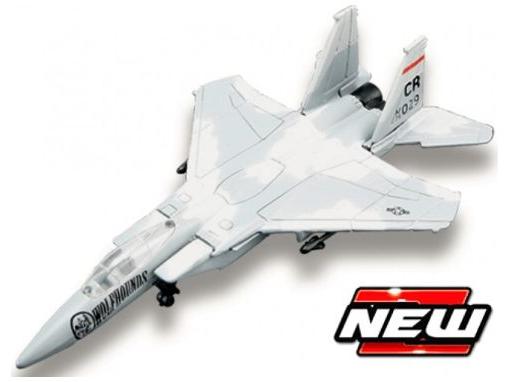 Lose Fun Park – Avion De Chasse F-15 Eagle 1/100 – Modèle Alliage + ABS – Présentoir Amovible – Collectionneur
