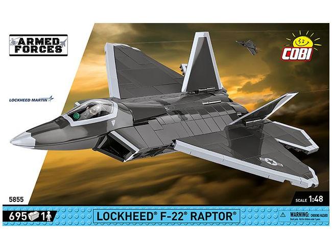 Lockheed F-22 Raptor Armed Forces (658 pcs) Cobi Brick Build Kit-Cobi-Diecast Model Centre