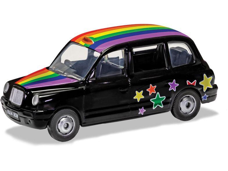 London Taxi 'Rainbow' 1:36 Scale Corgi Diecast Model-Corgi-Diecast Model Centre