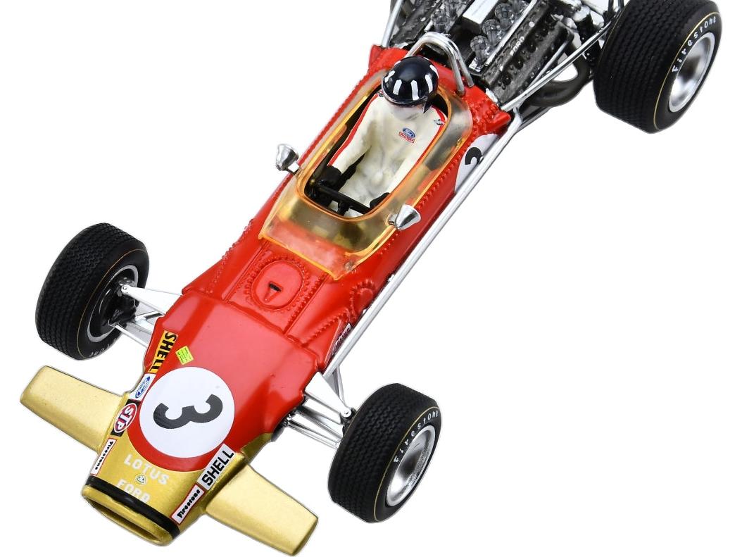Lotus 49B #3 2nd F1 German GP 1968 Graham Hill 1:43 Scale Resin Car – Spark-Spark-Diecast Model Centre