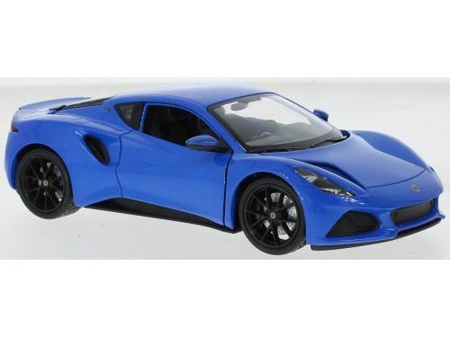 Lotus Emira Blue 1:24 Scale Welly Diecast Model-Welly-Diecast Model Centre