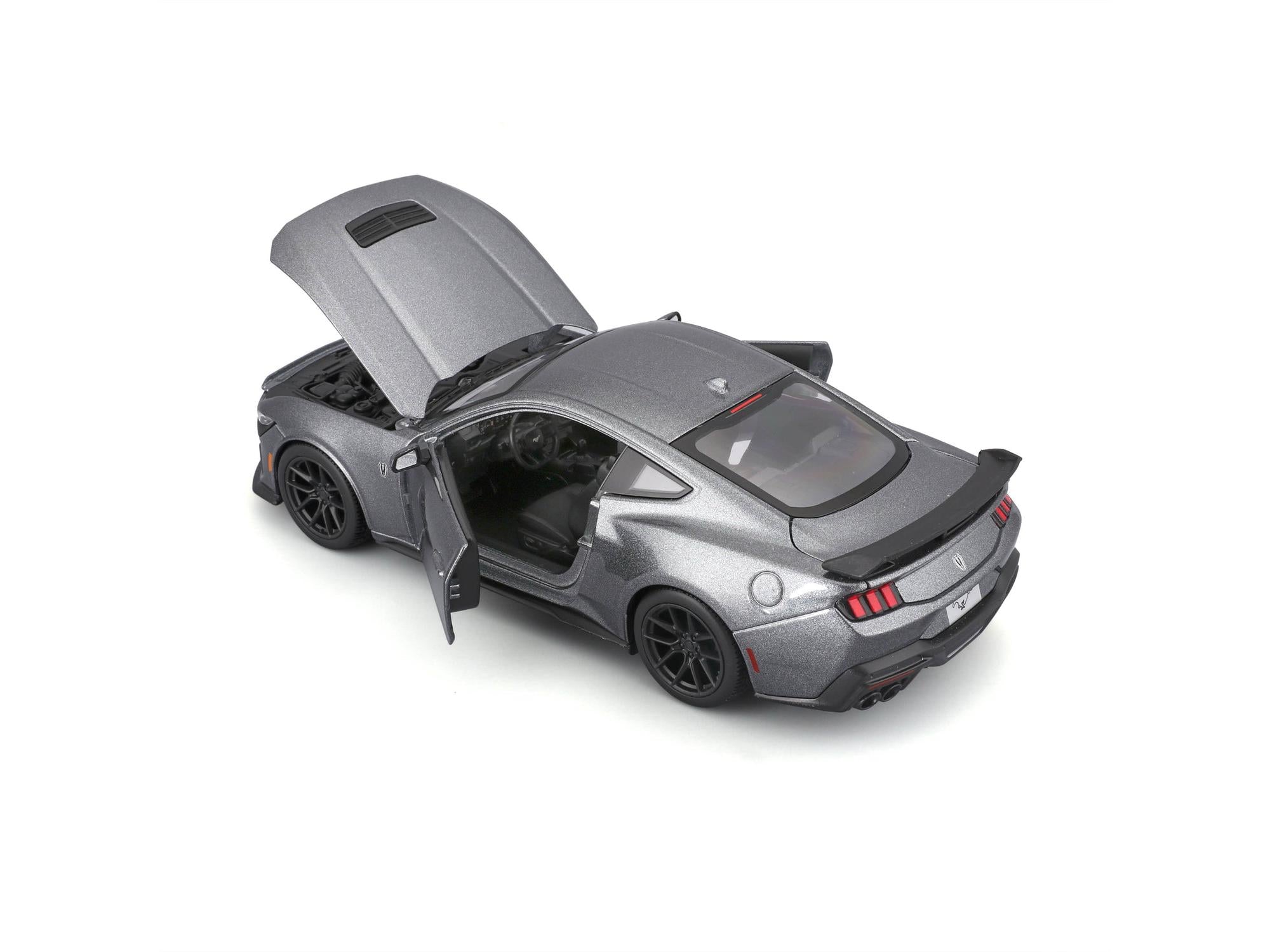 Ford Mustang Darkhorse 2024 Grey 1:24 Scale Model Car