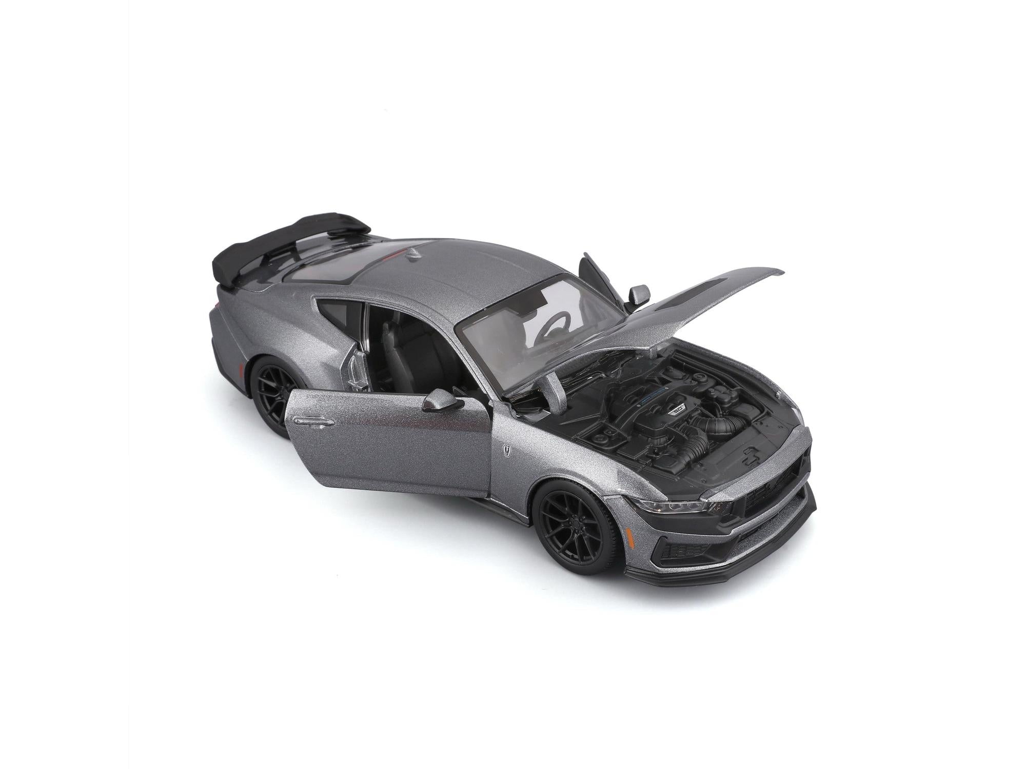 Ford Mustang Darkhorse 2024 Grey 1:24 Scale Model Car