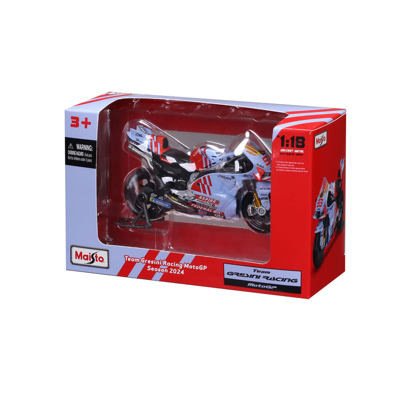 Ducati Desmosedici GP23 Gresini Racing #93 Marc Marquez MotoGP 2024 1:18 Scale Maisto Diecast Model