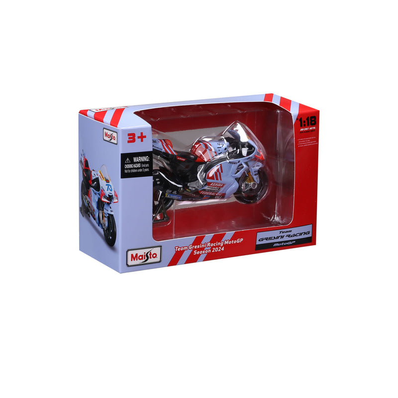 Ducati Desmosedici GP23 Gresini Racing #93 Marc Marquez MotoGP 2024 1:18 Scale Maisto Diecast Model