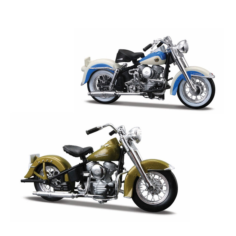 Harley-Davidson Decade Duos 1950's 1:18 Scale Maisto Diecast Model Motorbikes