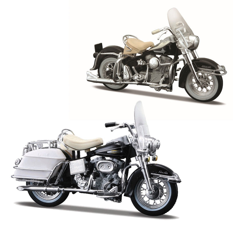Harley-Davidson Decade Duos 1960's 1:18 Scale Maisto Diecast Model Motorbikes