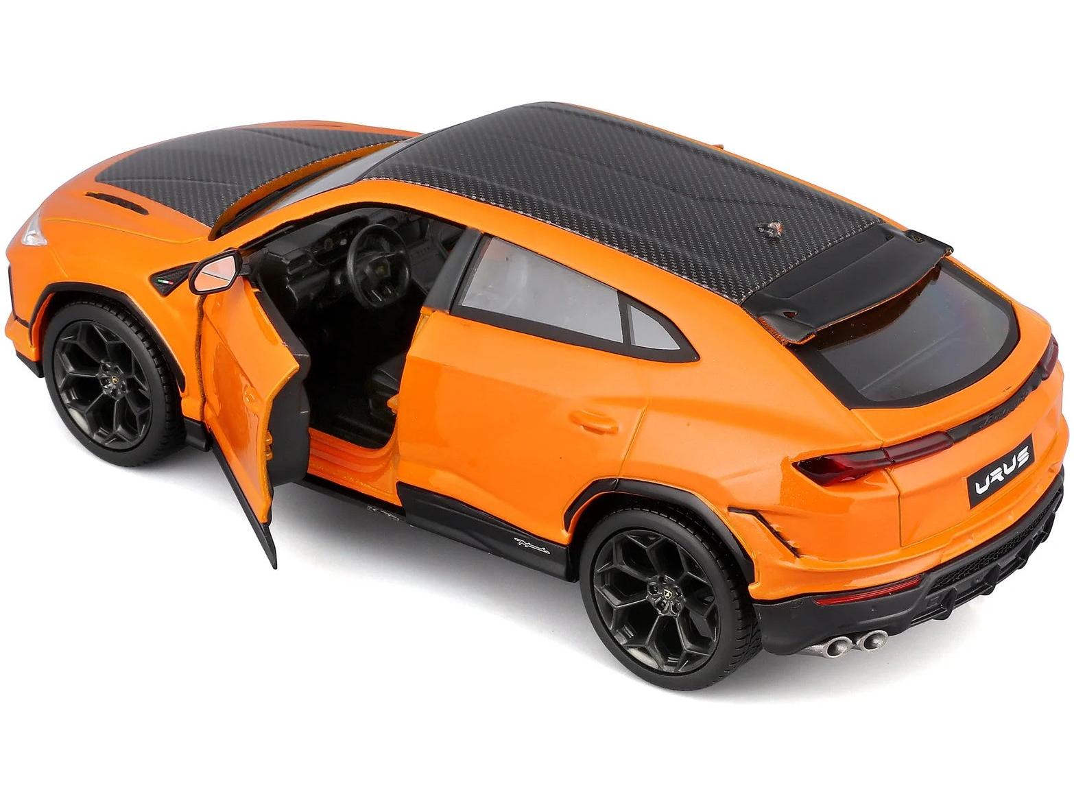 Coche de juguete Lamborghini Urus Performante Naranja a escala 1:24 Maisto Diecast
