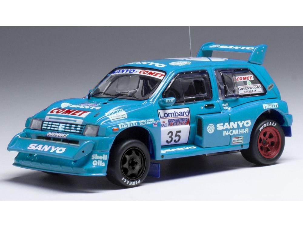 MG Metro 6R4 #35 RAC Rally 1986 W.Rutherford/B.Harris 1:43 Scale IXO Diecast Model Car-IXO-Diecast Model Centre