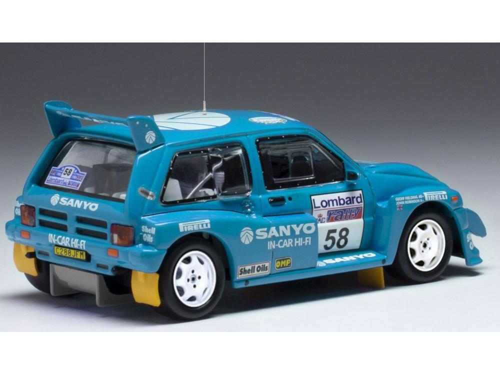 MG Metro 6R4 #58 RAC Rally 1986 G.Fielding /J.Robinson 1:43 Scale IXO Diecast Model Car-IXO-Diecast Model Centre
