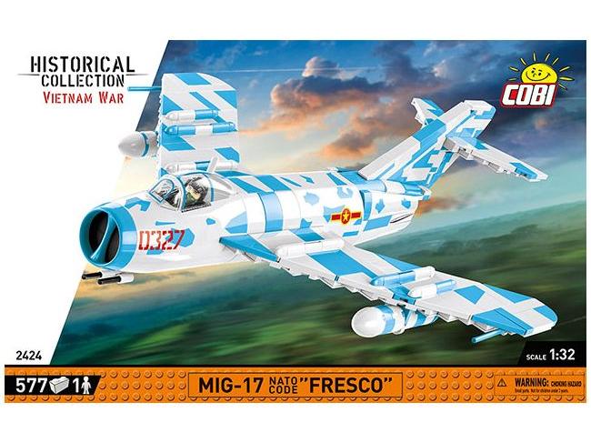 MIG-17 NATO Code F Vietnam War (577 pcs) Cobi Brick Build Kit-Cobi-Diecast Model Centre