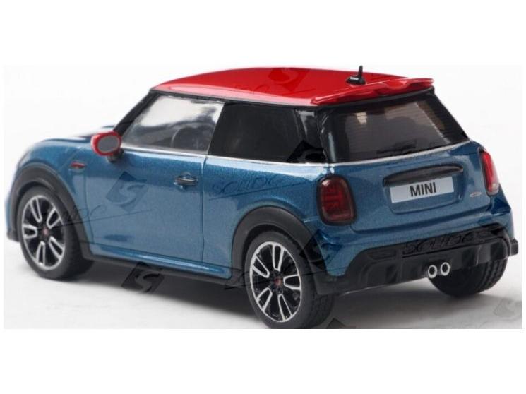 MINI Cooper John Cooper Works Island Blue Metallic 2023 1:43 Scale Solido Diecast Model Car-Solido-Diecast Model Centre