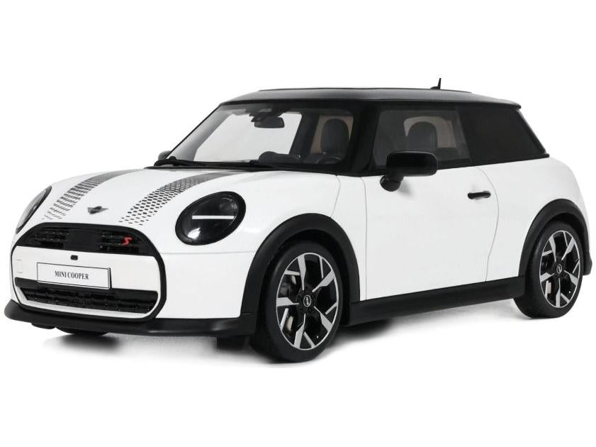MINI Cooper S Nanuq White Metallic 2025 1:18 Scale Resin Model Car – OttOmobile-OttOmobile-Diecast Model Centre