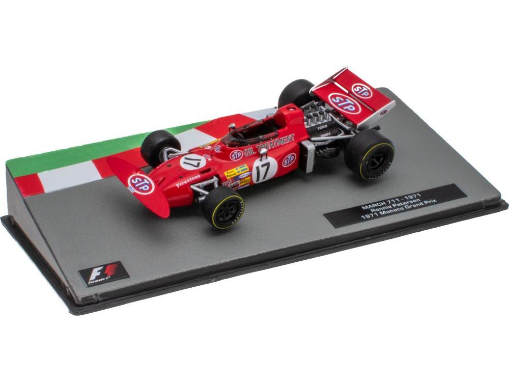 March 711 #17 F1 Monaco GP 1971 Ronnie Peterson 1:43 Scale Diecast Model