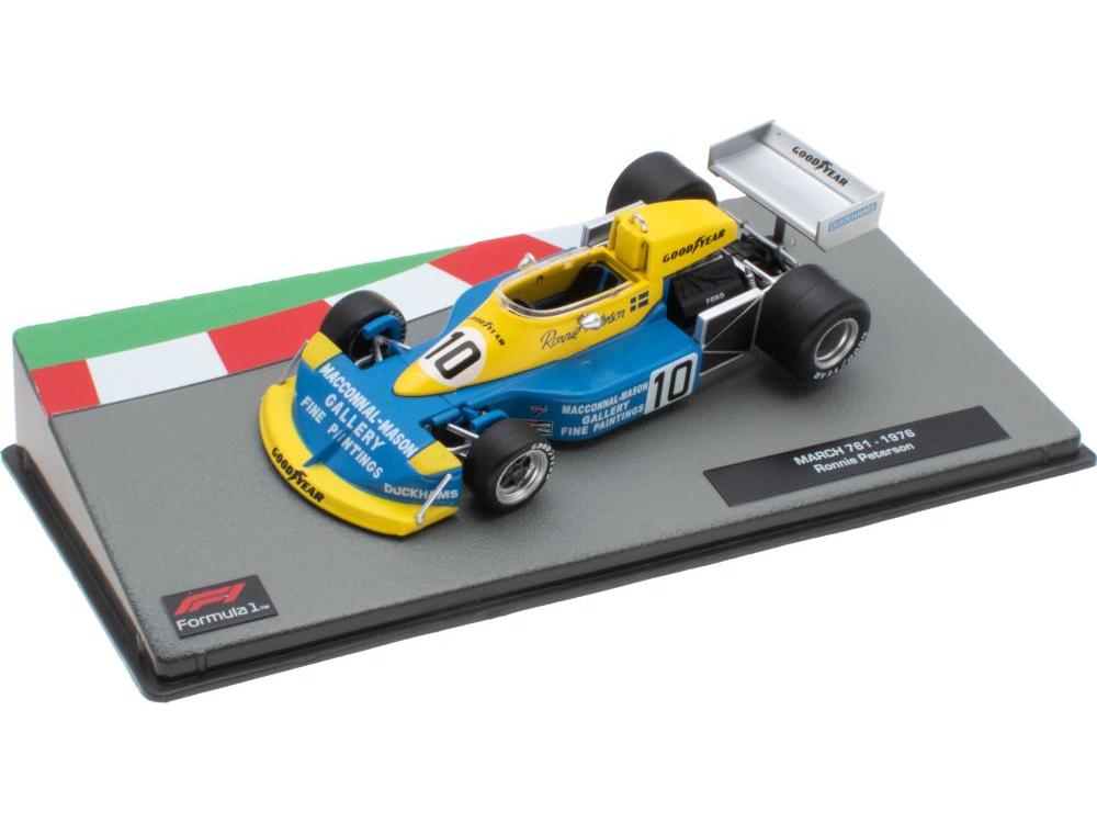 March 761 #10 F1 1976 Ronnie Peterson 1:43 Scale Diecast Model