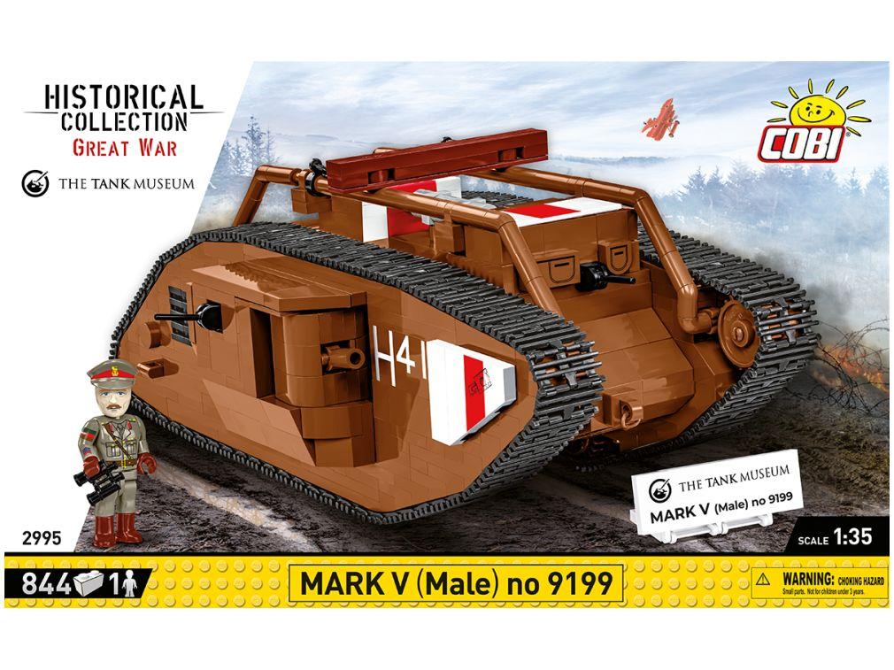 Mark V (Male) #9199 Great War (848 pcs) Cobi Brick Build Kit-Cobi-Diecast Model Centre