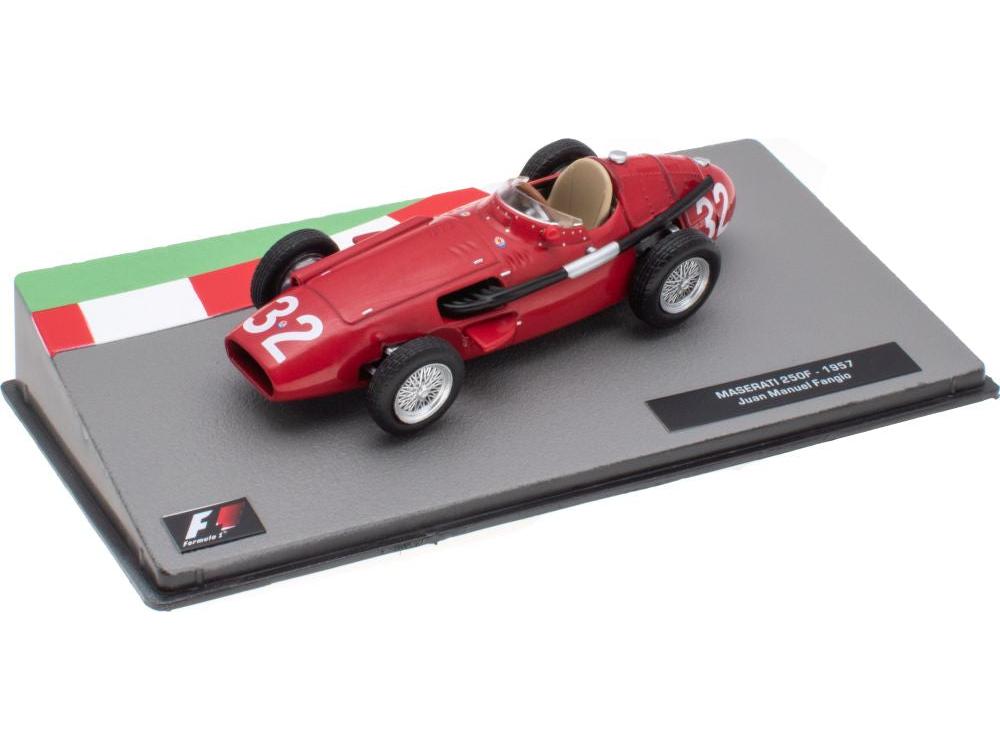 Voitures anciennes F1 Formule 1 Maserati 250 F en rouge au 1:43 en boite Voitures anciennes F1 Formule 1 Maserati 250 F en rouge au 1:43 en boite