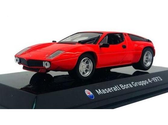 Maserati Bora Gruppo 4-1973 Red 1:43 Scale Diecast Model-Unbranded-Diecast Model Centre