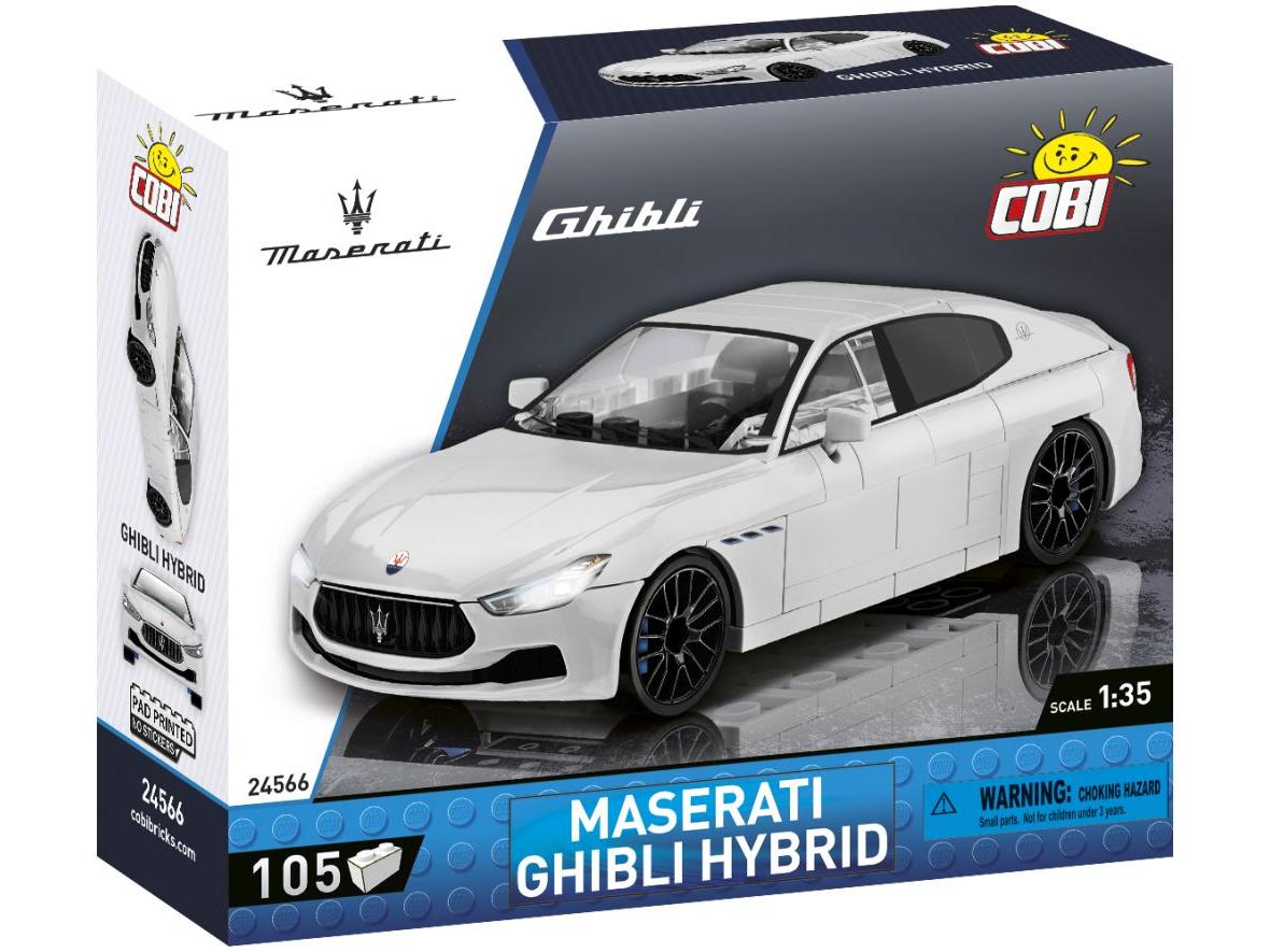 Maserati Ghibli Hybrid (105 pcs) Cobi Brick Build Kit-Cobi-Diecast Model Centre