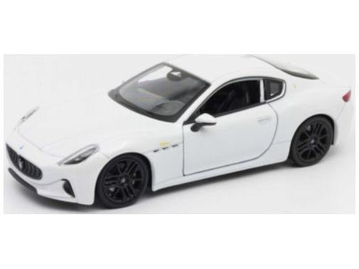Maserati Gran Turismo Folgore White 2023 1:24 Scale Welly Diecast Model Car-Welly-Diecast Model Centre